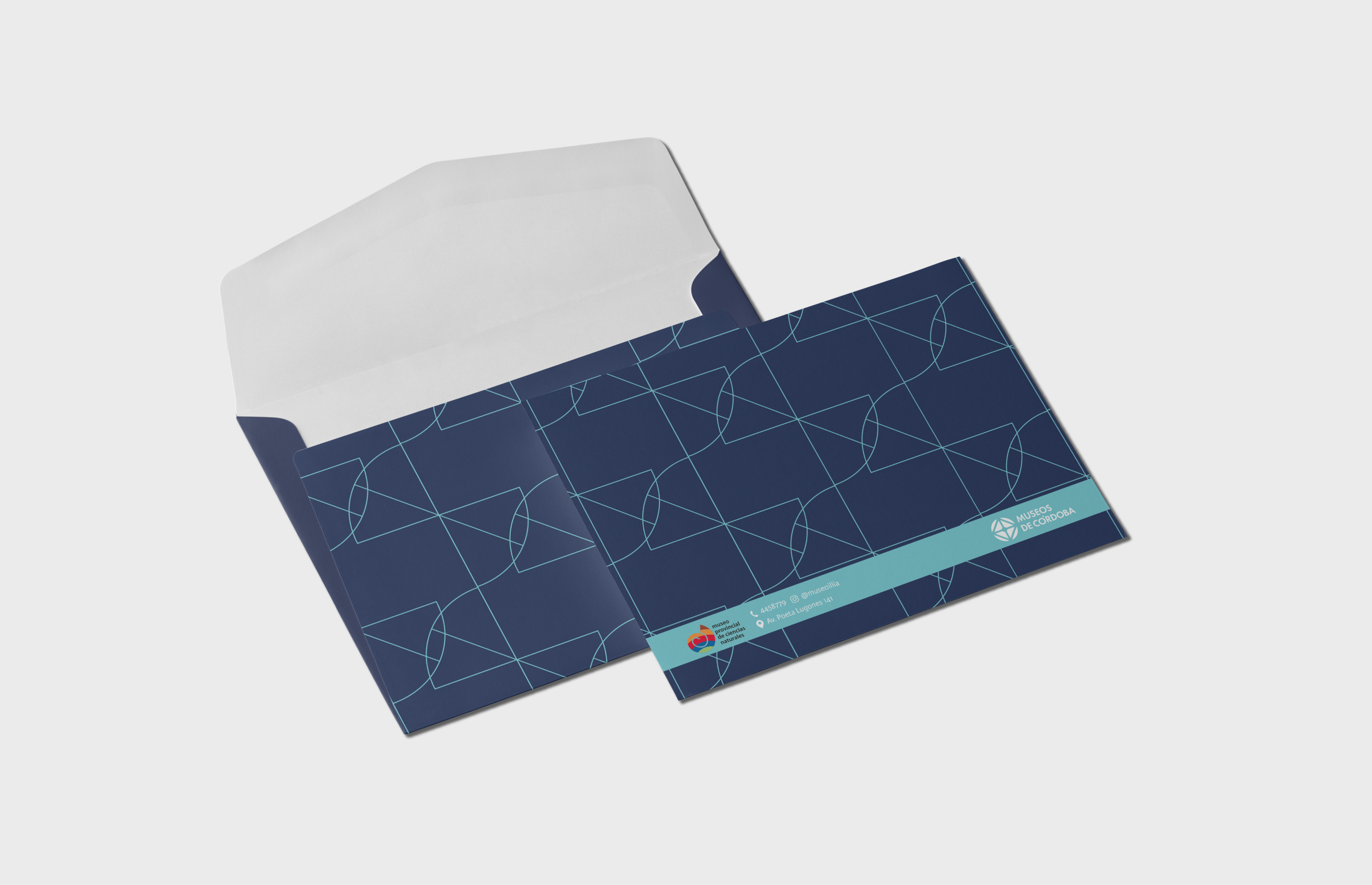 Córdoba Museums envelope mockup