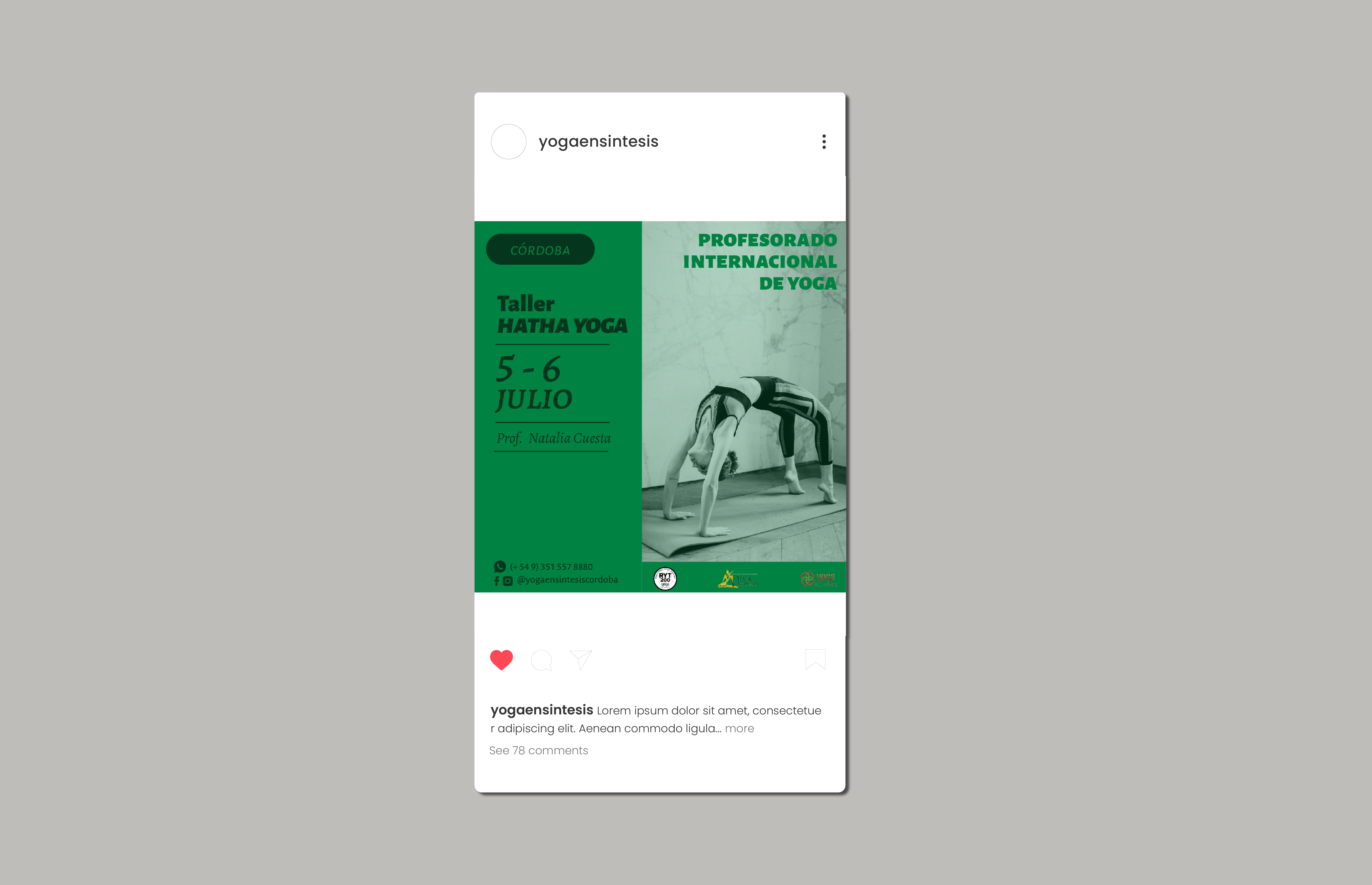 Yoga en Síntesis — Social Pieces — 1