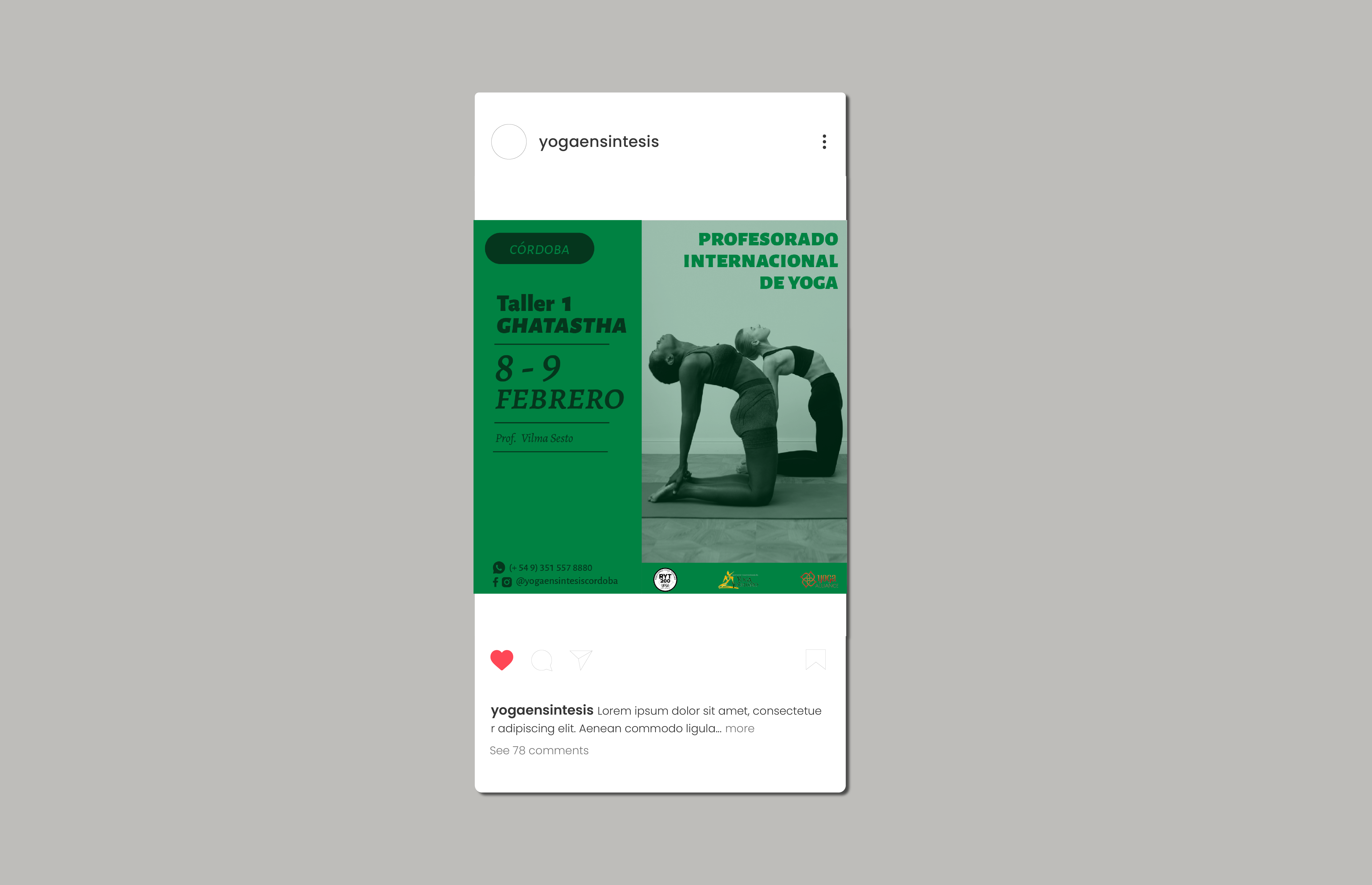 Yoga en Síntesis — Social Pieces — 2